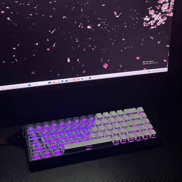 sa keycap keycap keycap anime Transparent Transparent Side Engraved ...