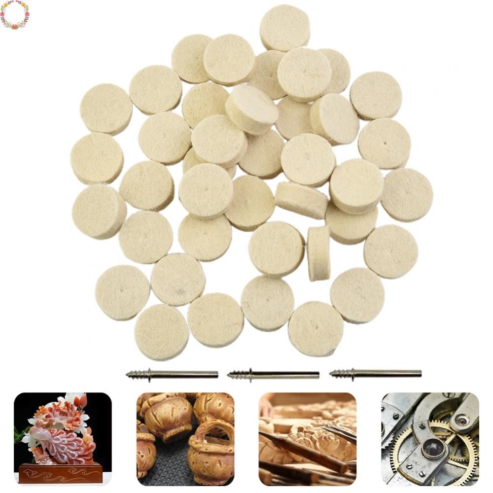 [HME]Wool Felt Wool Felt Buffing Wheel Buffing Wheel Connecting Rod ...
