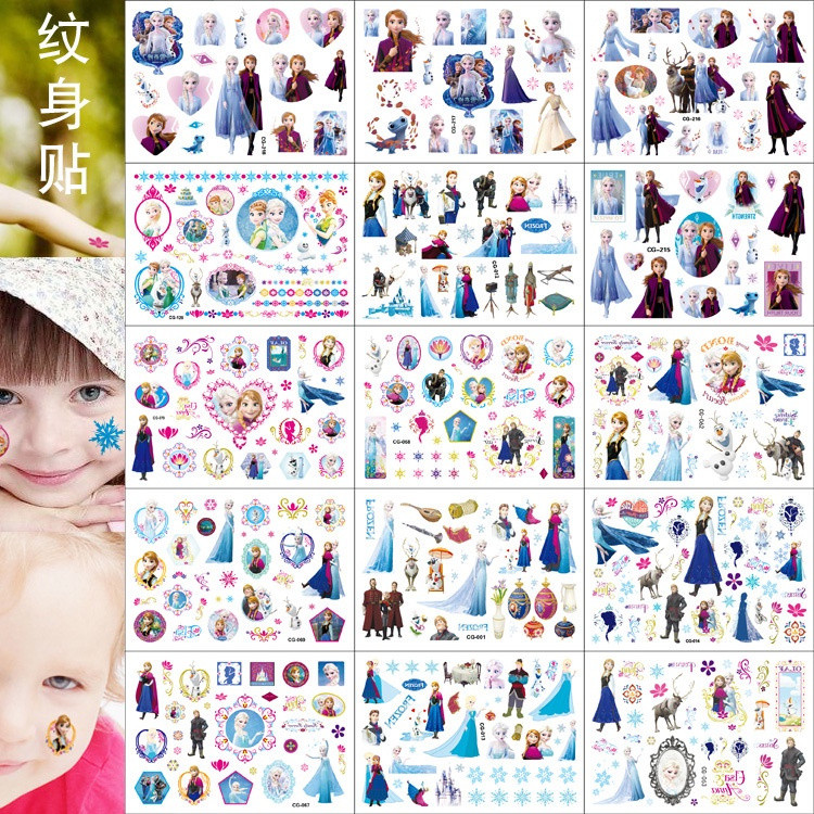 1pc Frozen Stickers Princess Elsa Anna Theme Stickers Snow Treasure ...