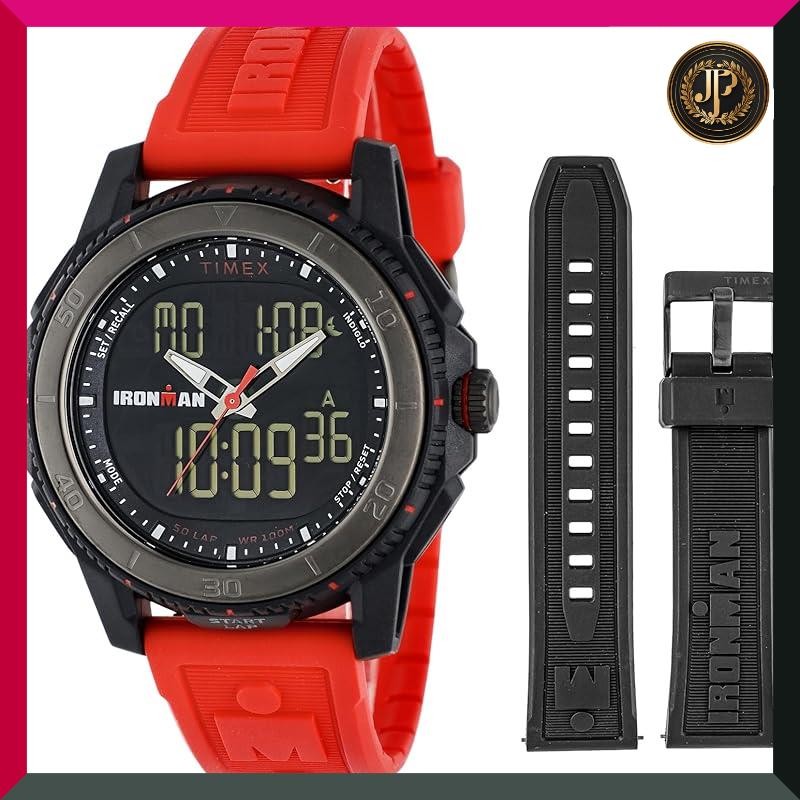 Montre Sport Timex Ironman Adrenaline Set TWG062500 - Homme - Analogique/Digital - 100m Waterproof - Neuf Avec Boîte