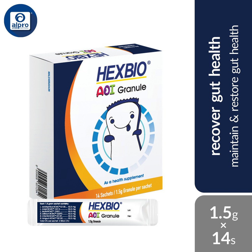 Hexbio AOI Granule for Children (1.5g x 14's/60's) | Shopee Malaysia
