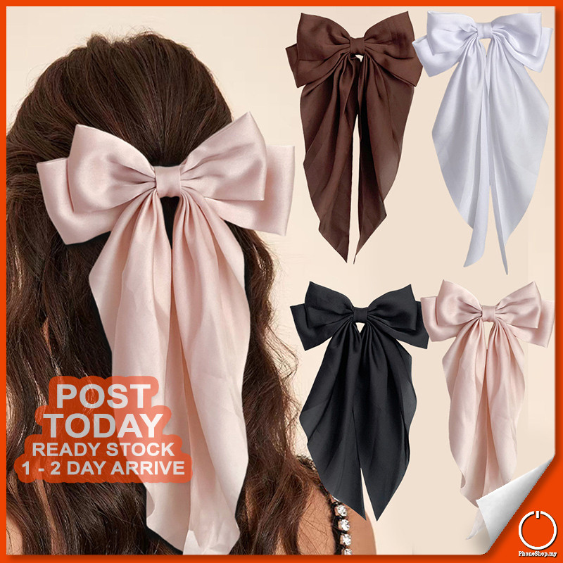 𝐒𝐄𝐍𝐓𝐔𝐇𝐀𝐍 𝐒𝐔𝐓𝐄𝐑𝐀 Big Ribbon Hairpin Hair ClipS Accessories Penyepit ...