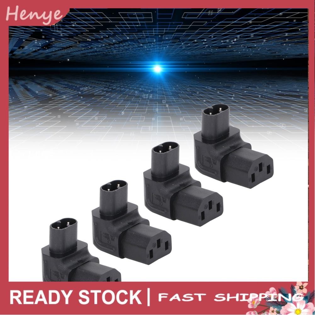 Henye Power Socket Adapter PVC Shell Male To Female Universal 250V 90 ...
