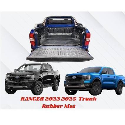 Bedliner Trunk Rubber Mat Trunk bed Mat Rug Capet Ford Ranger 2022 2023 ...
