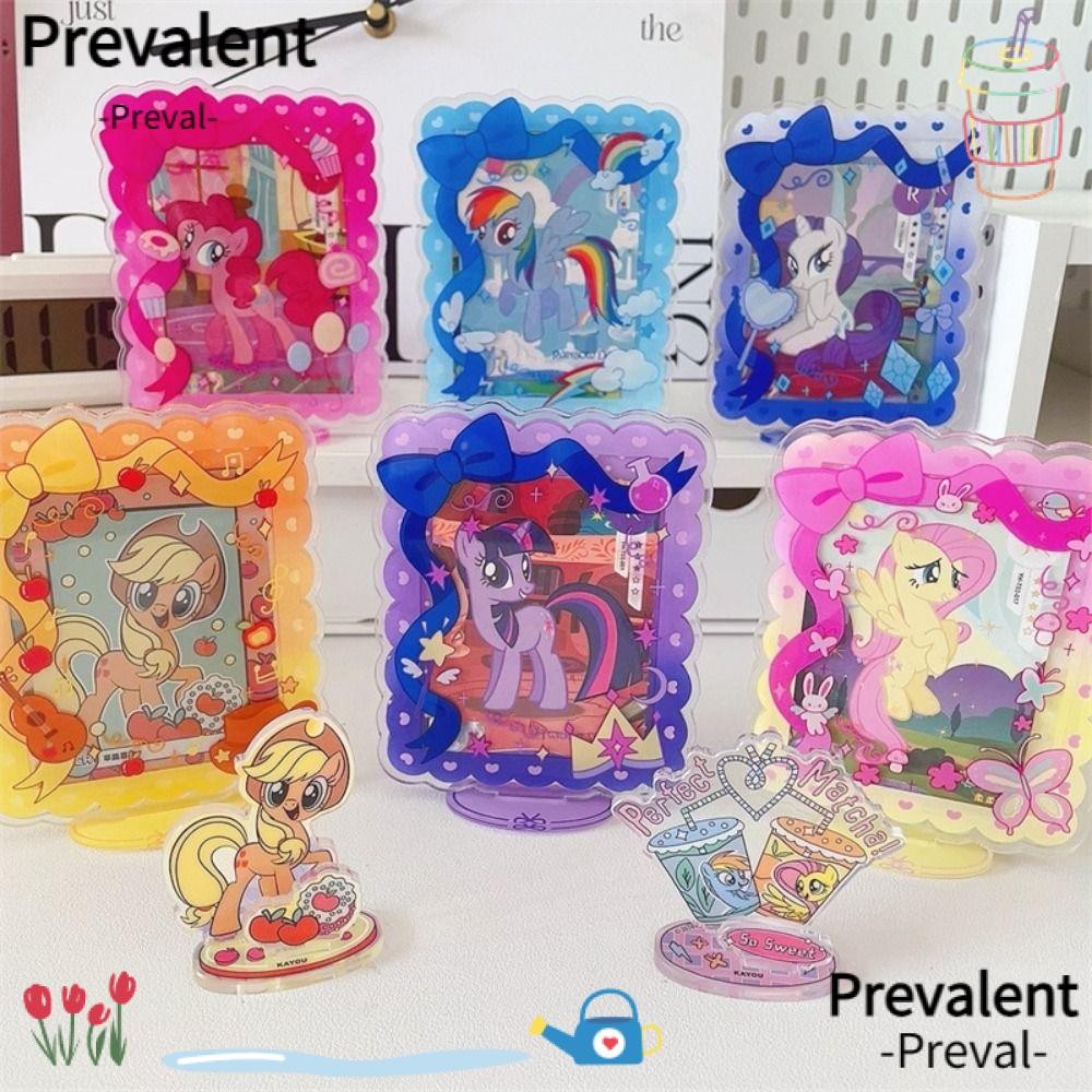 PREVAL Card Display Stand, Transparent Acrylic Little Pony Photocard ...