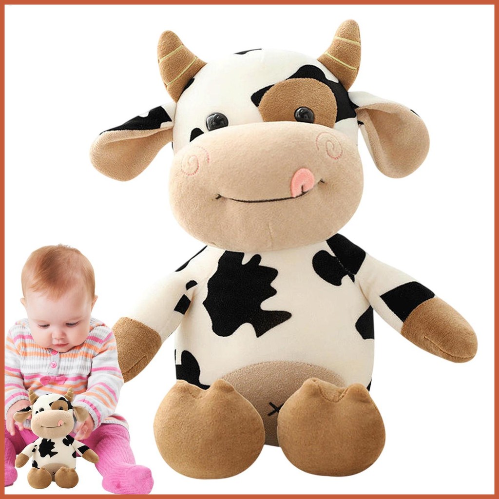 Stuffed Cow Plush Soft Stuffed Cow Plushie Stuffed Cow Animal