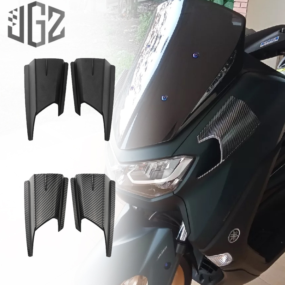 for YAMAHA NMAX 155 V1 V2 Motorcycle Carbon Fairing Side Winglets Wind ...