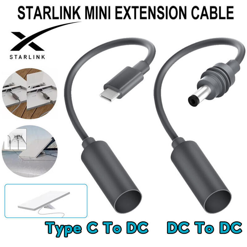 HdoorLink For Starlink Mini Type C/DC To DC Adapter Waterproof ...