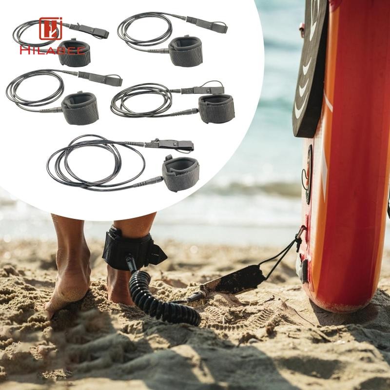 HILABEE Surfboard Ankle Leash Stand up Paddle Board Padded Comfortable ...