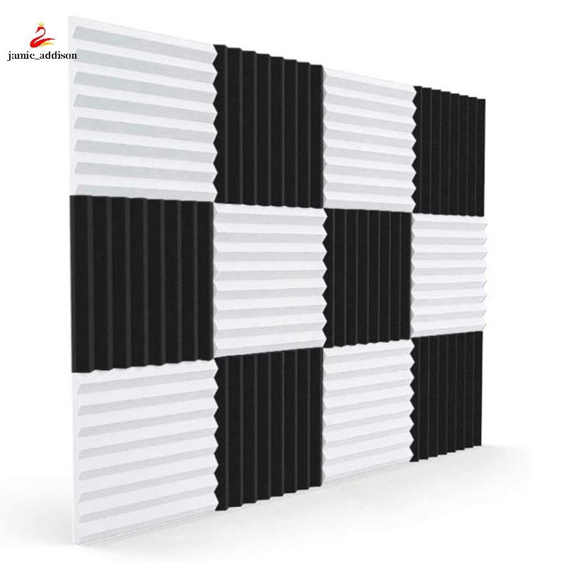 12 Pcs Acoustic Foam Board,Sound Insulation Sound Wedges Sound ...