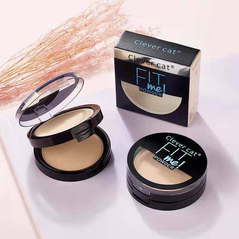 Fitme 2in1 Matte Compact Face Powder Full Coverage Bedak Kompek Muka ...