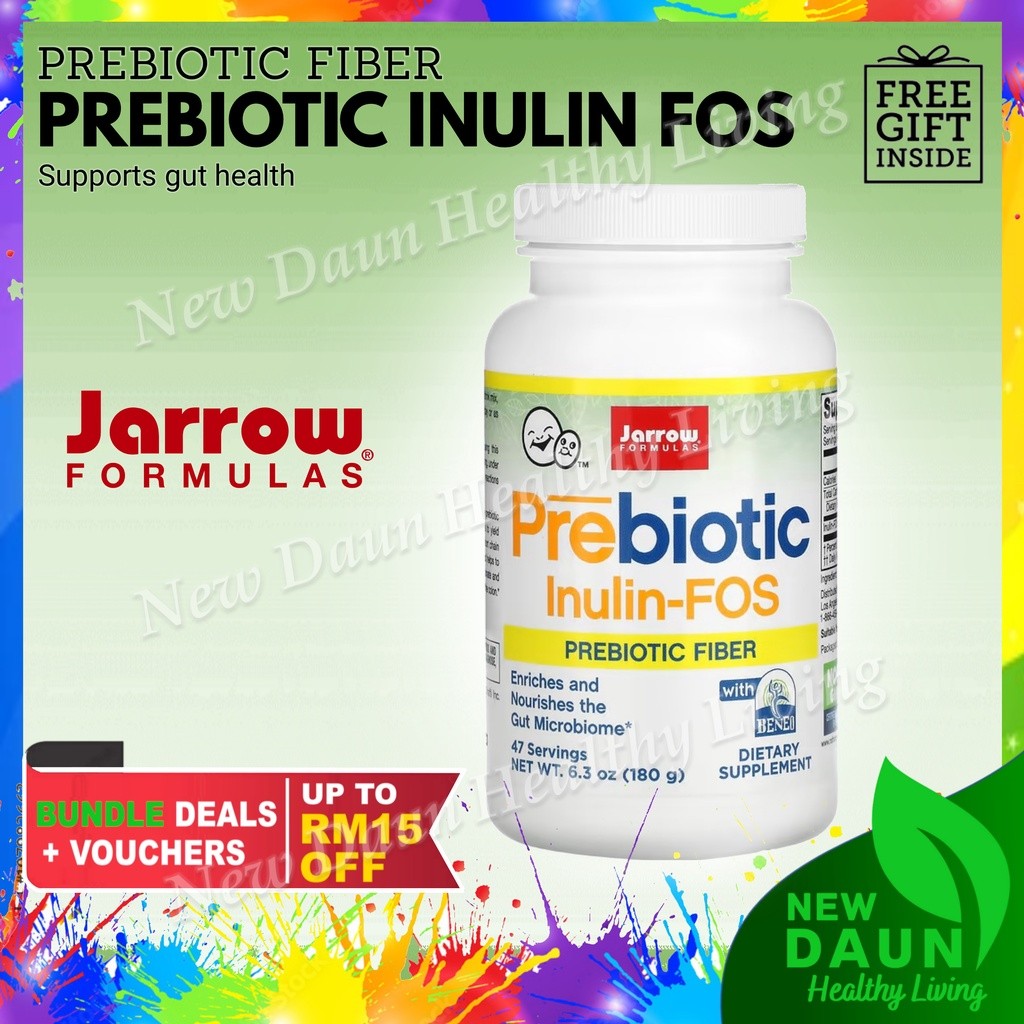 [CLEARANCE SALE!!] Jarrow Formulas, Prebiotic Inulin-FOS Powder, 6.3 oz ...