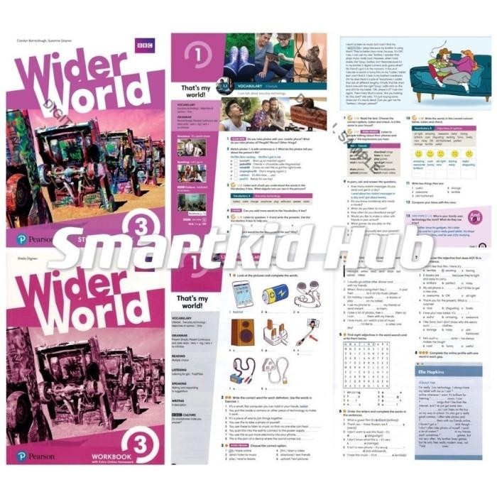 Physical Book Wider World Starter 1 2 3 4 Student S Book Workbook