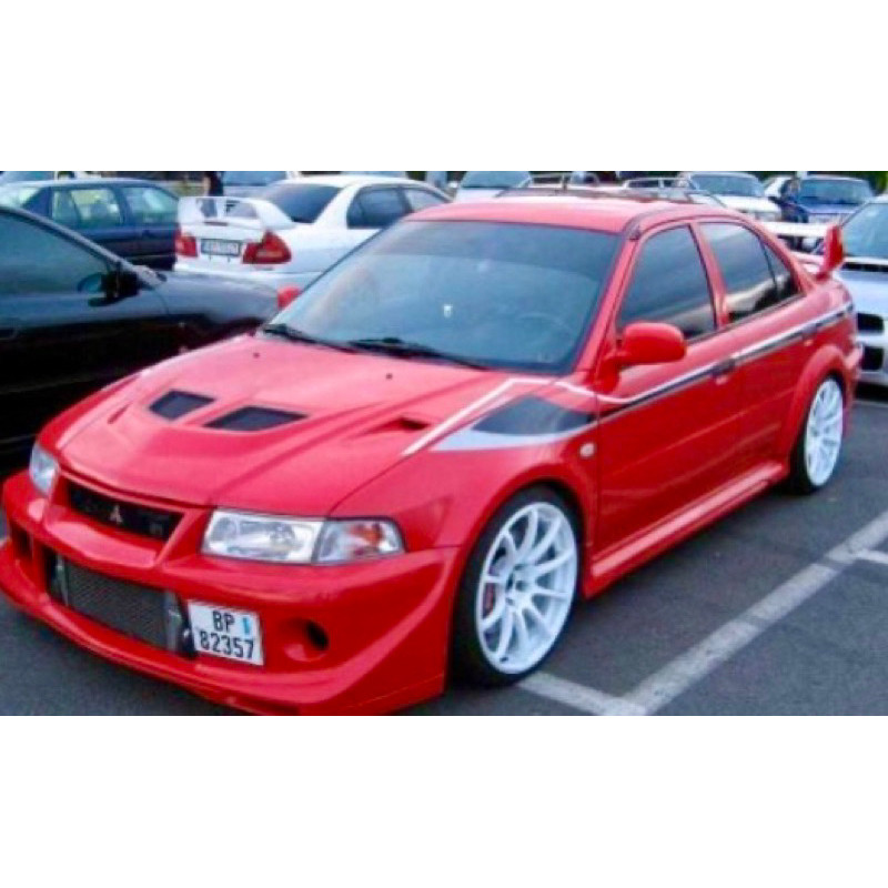 (Ready stock ) S952# Mitsubishi Lancer Evolution VI 6 Racing Car Body ...