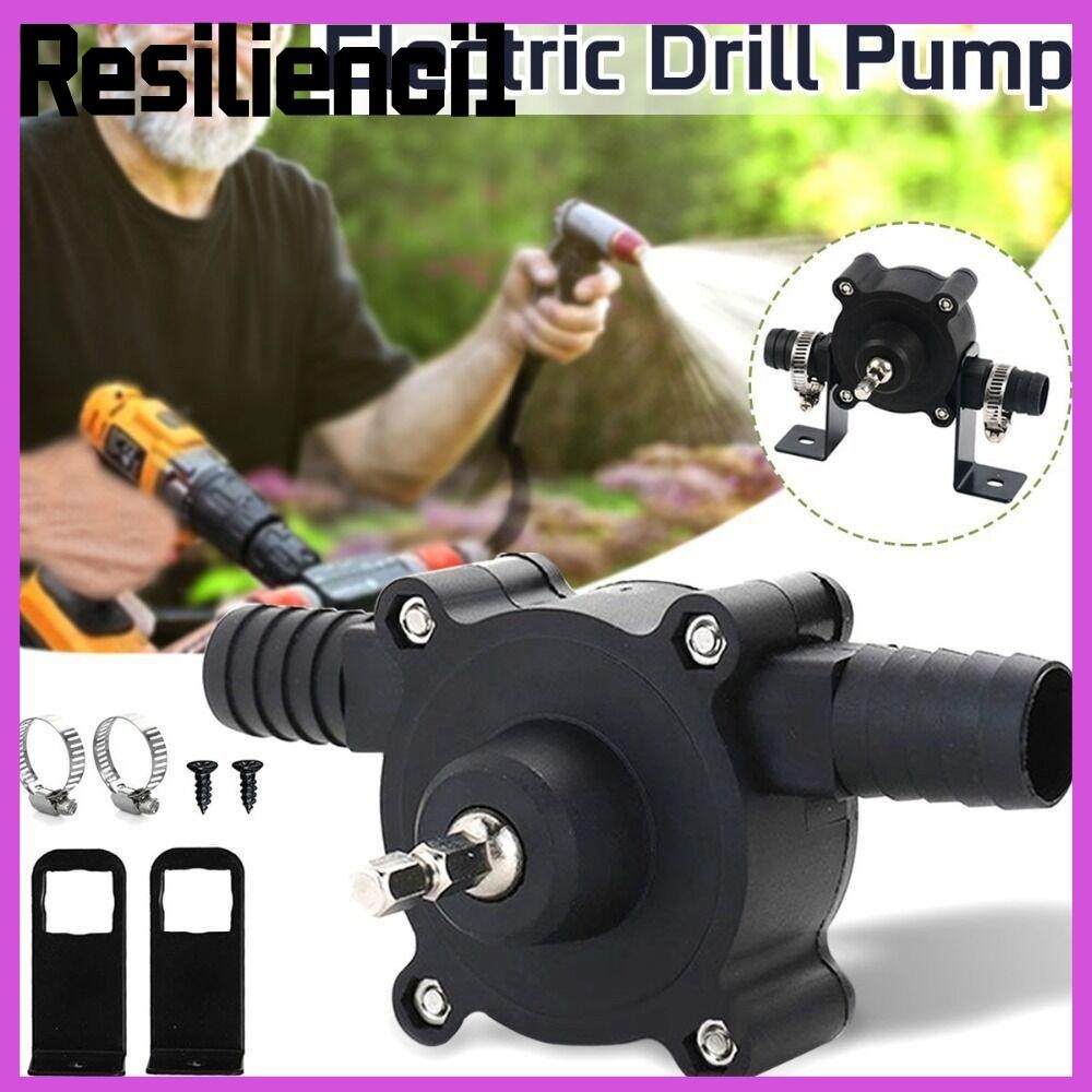 Drill-Powered Water Pump – 20-40L/min, 1/4" Hex Shank, Portable Garden & Aquarium Use