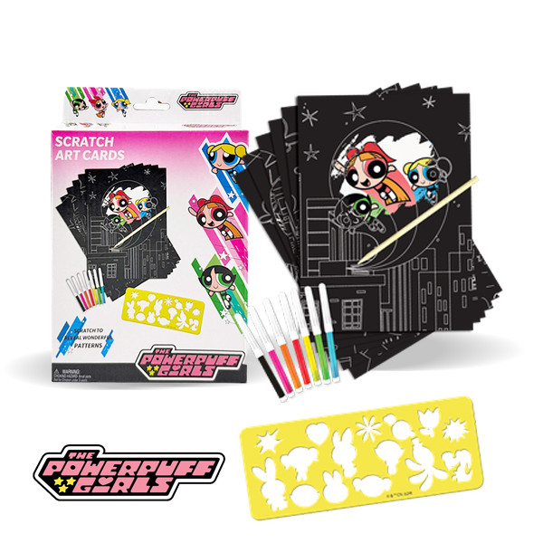 Powerpuff Girls Scratch Set: | Shopee Malaysia