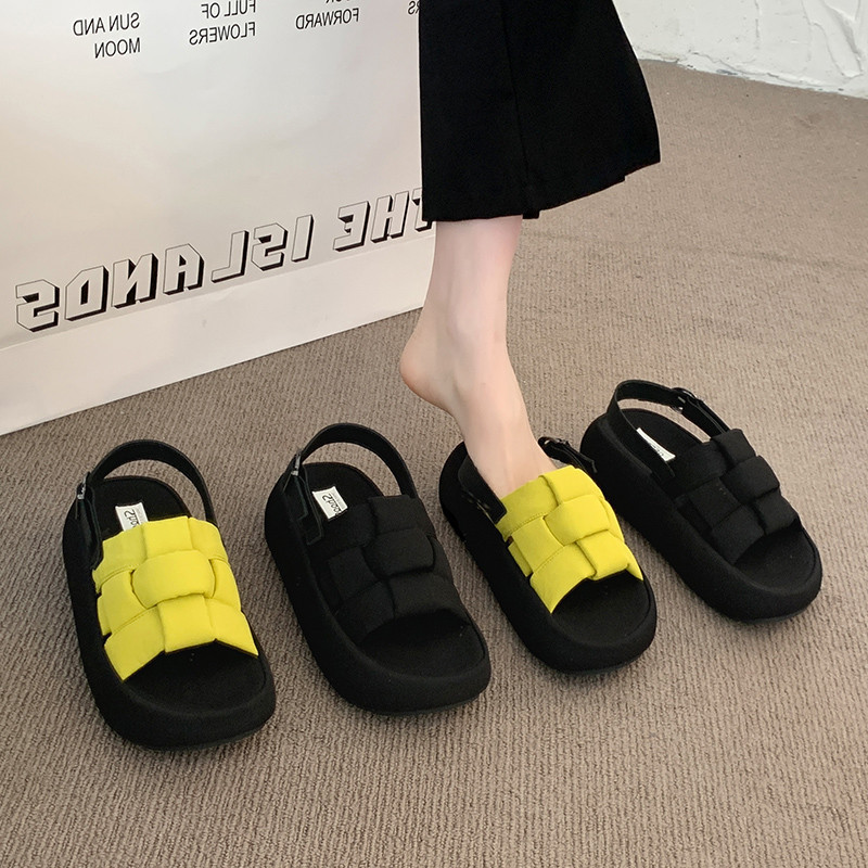 Women's 2025 Summer Sandals with Thick Soles - Versatile Style | Shopee ...