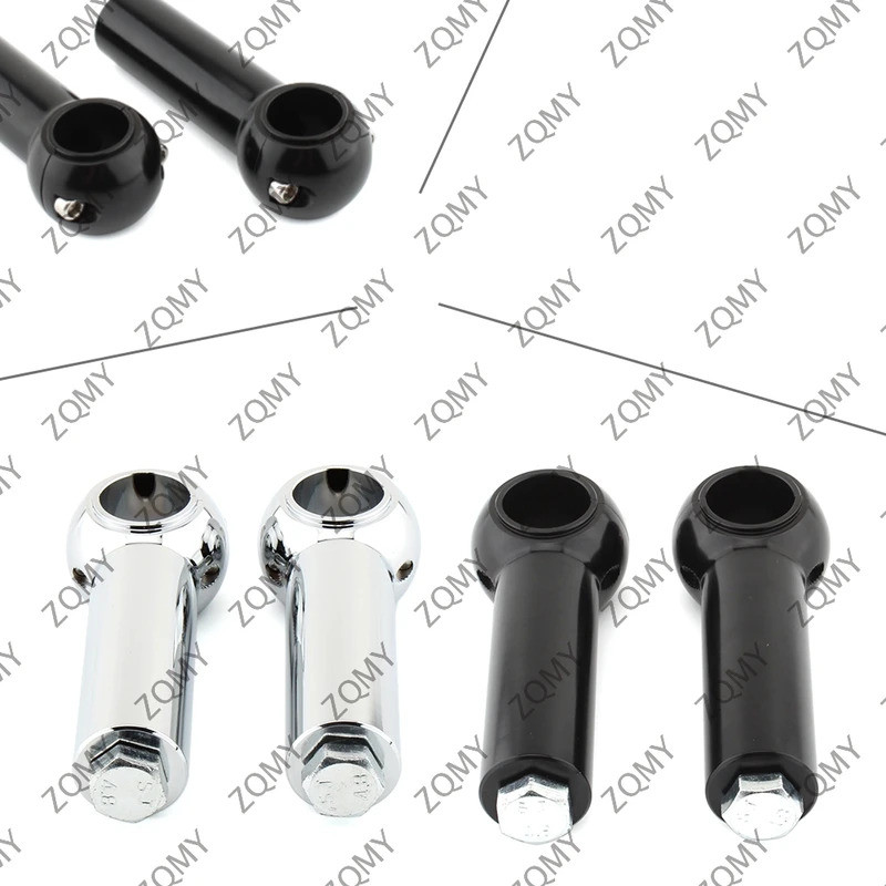 4 Handlebar Clamp Riser Rise Bar For Harley Davidson Cruisers Choppers ...