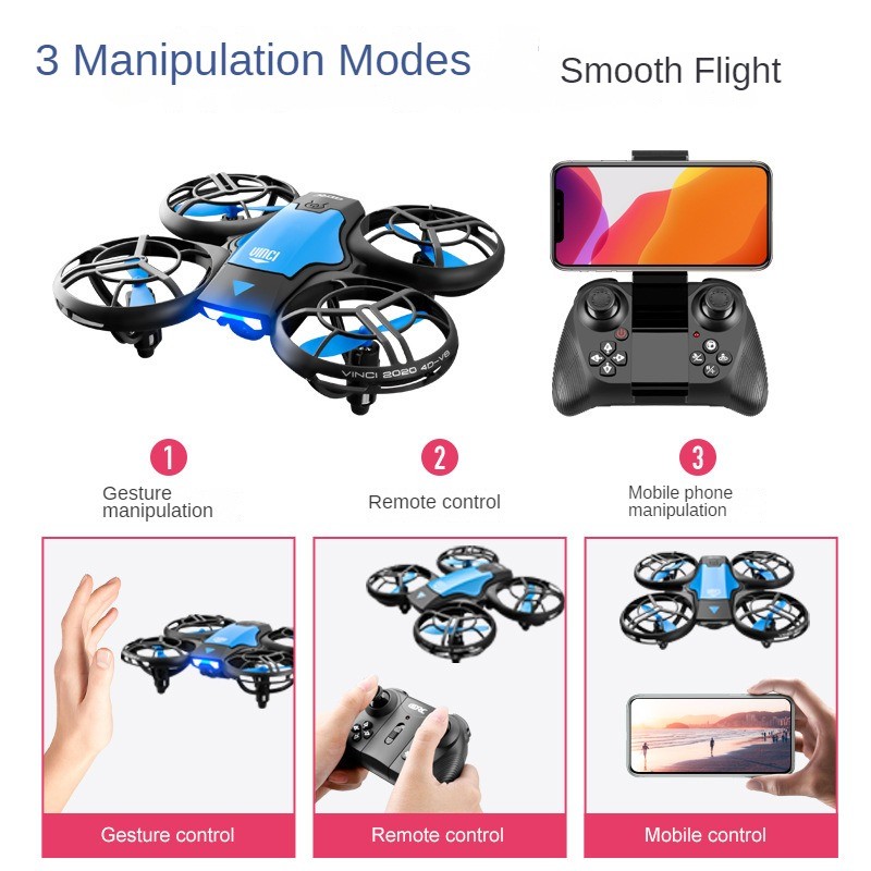 Gesture Induction Vehicle V8UAV Four Axis Remote Control Drone Camera ...