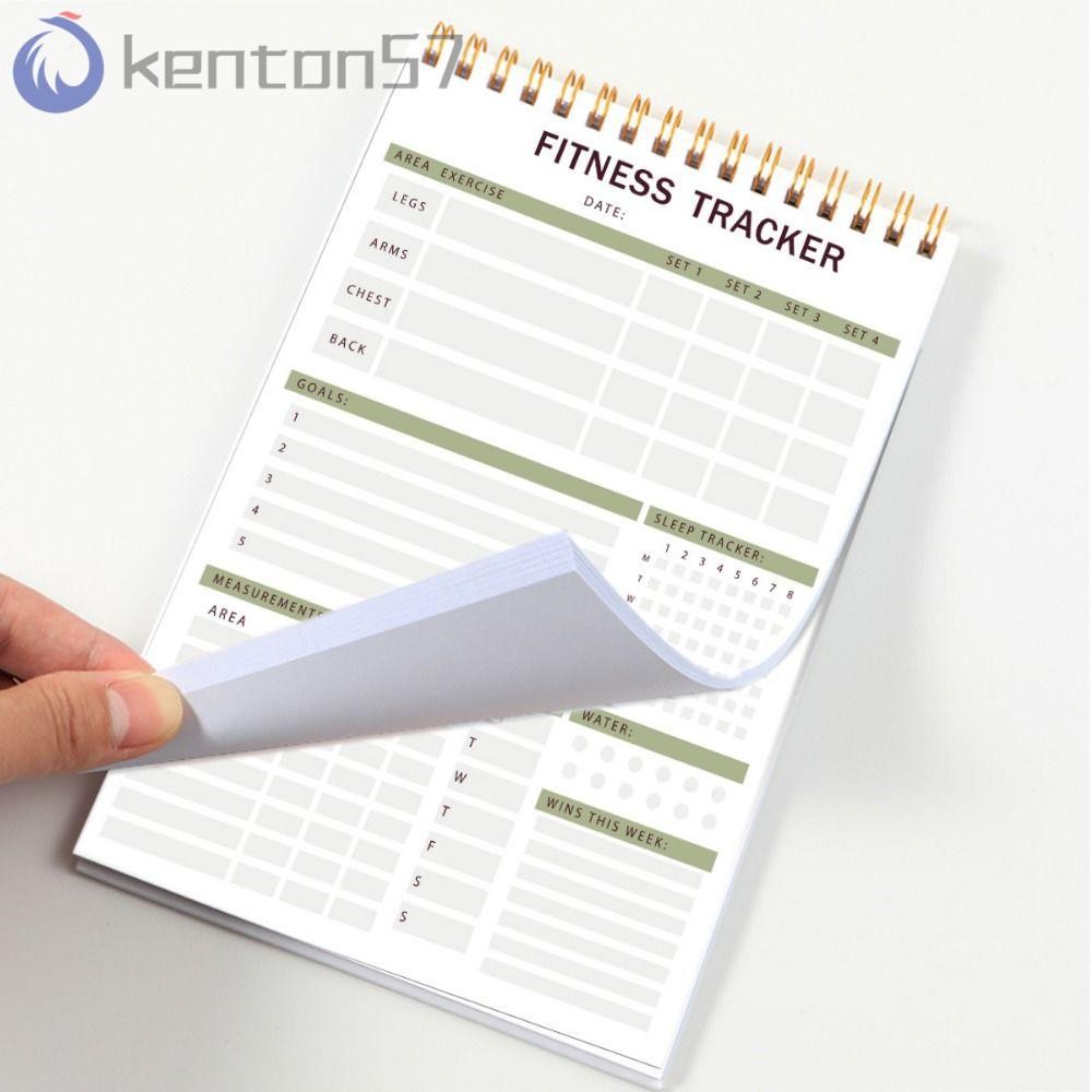 KENTON Spiral Fitness Journal Notebooks, Self-Disciplined Portable ...
