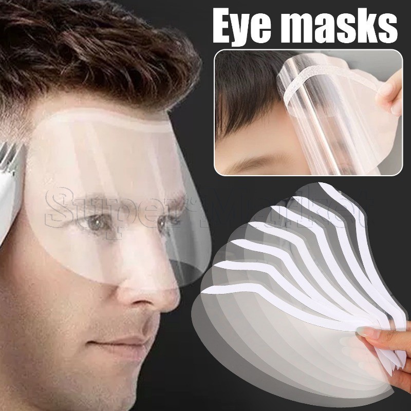 25/50Pcs Disposable Salon Face Cover - Eye & Forehead Protector ...