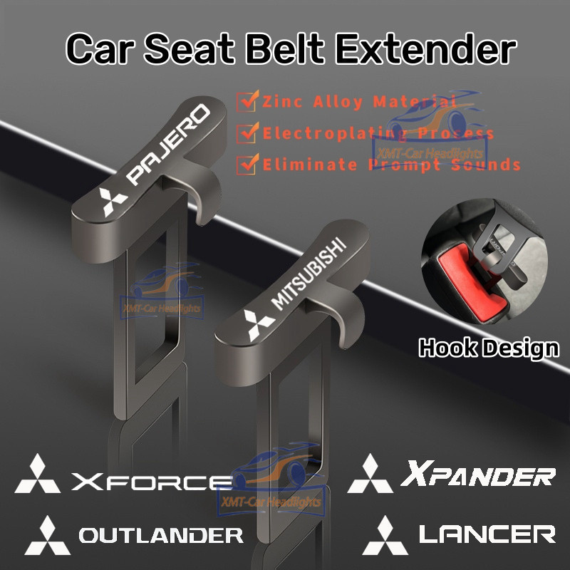 1/2PCS Mitsubishi Seat Belt Extender for Xpander Triton Lancer ...