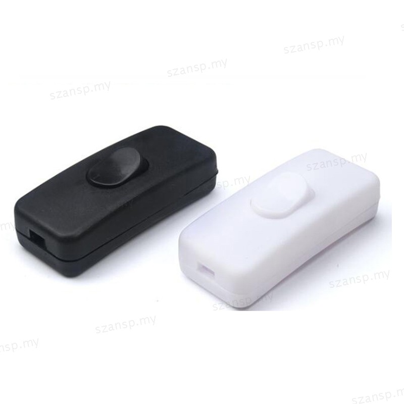 110 250V Desk Bulb Light Power Cord On/Off Push Button Switch for LED ...