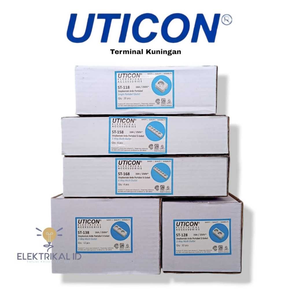 UTICON BUSINESS PACKAGE Brass Terminal Socket 1-6 Hole Electrical Plug ...