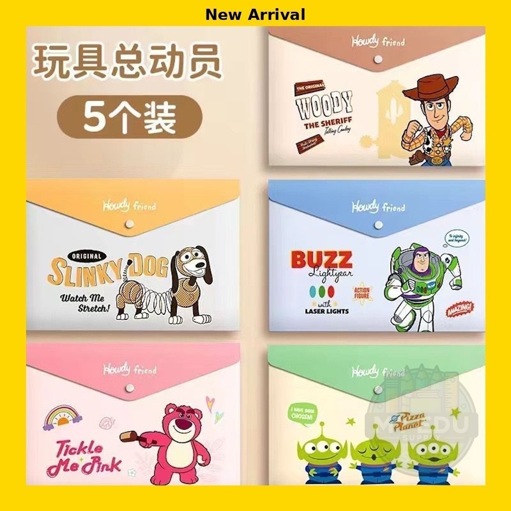 (🇲🇾 Ready Stock) Popular Korea A4 Fail Butang Sekolah Hadiah Pelajar ...