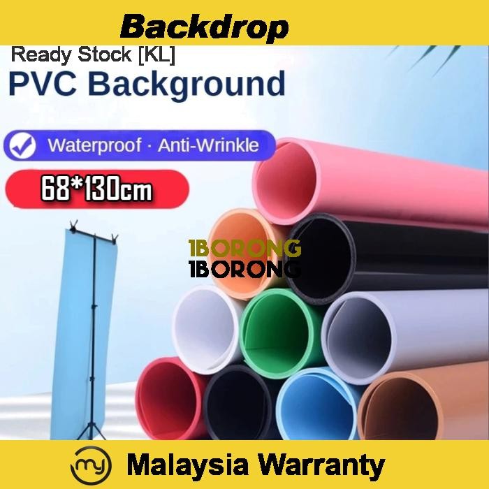 68*130cm Waterproof PVC Studio White Backdrop Background Drop Washable ...