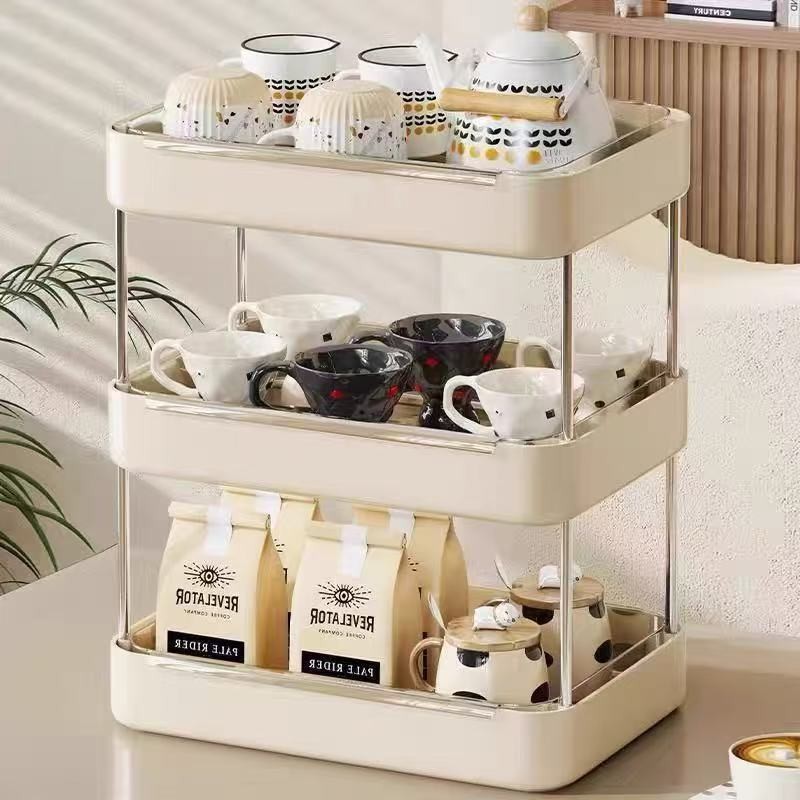 Multi-Layer Coffee Cup Drain Rack Tea Storage Rack Nail-Free Glue ...
