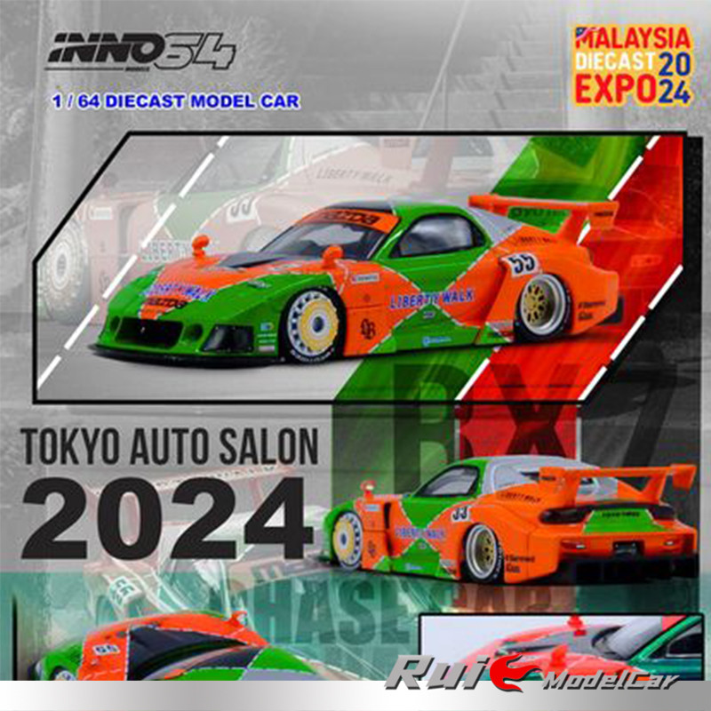 1: 64 INNO64 Mazda RX-7 FD3S LB 2024 Tokyo Modified Auto Show Malay ...