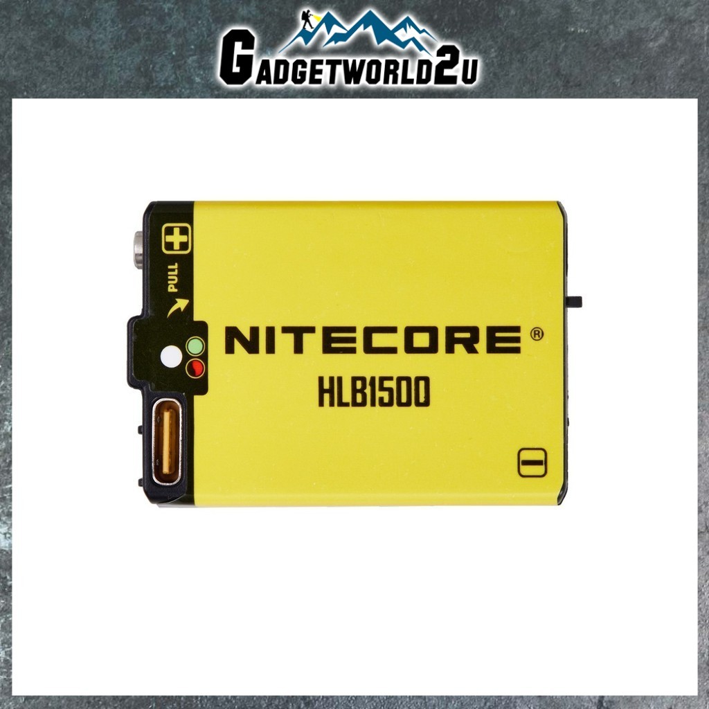 Nitecore HLB1500 1500mAh Li-ion Rechargeable Battery Pack for Nitecore ...