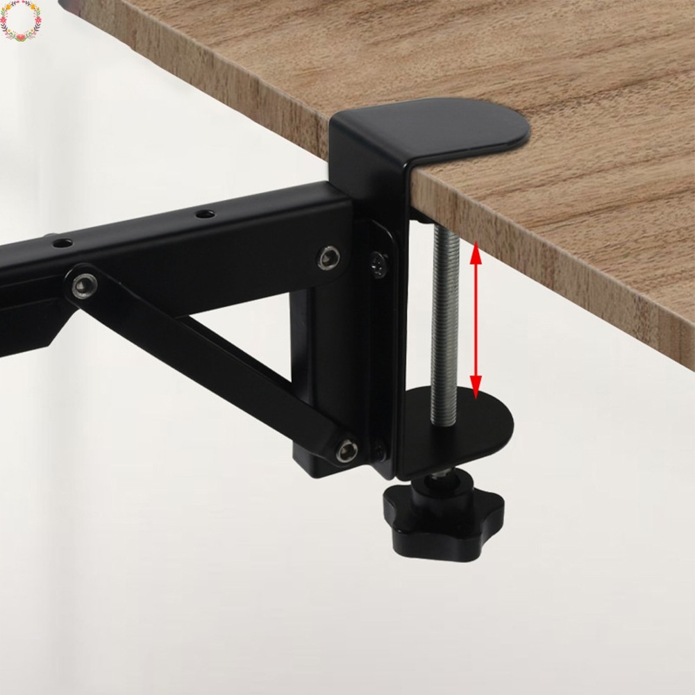 [HME] 2-piece Sliding Desk Extension Plate Support Clipon Keyboard Tray ...
