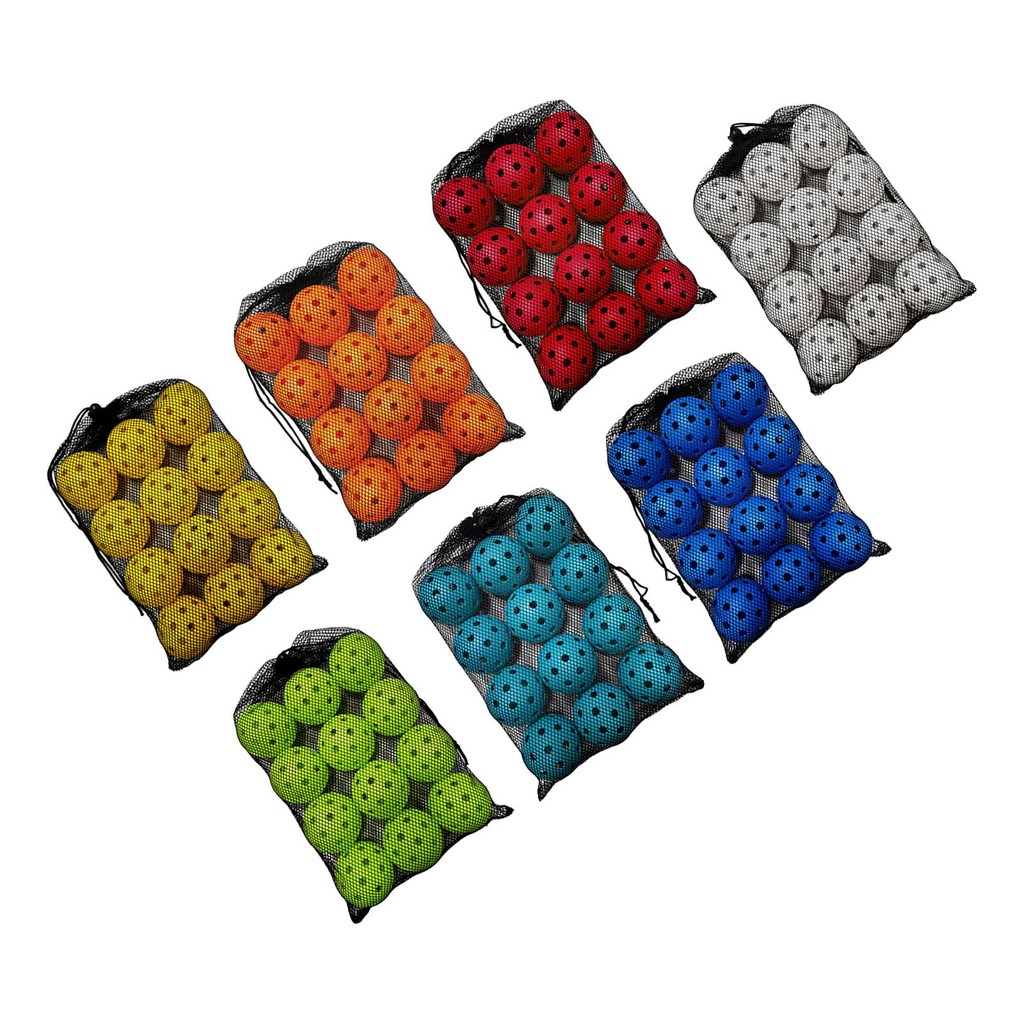 [yiodusi] 12x Pickleball Balls 40-Hole Competition Balls for Tournament