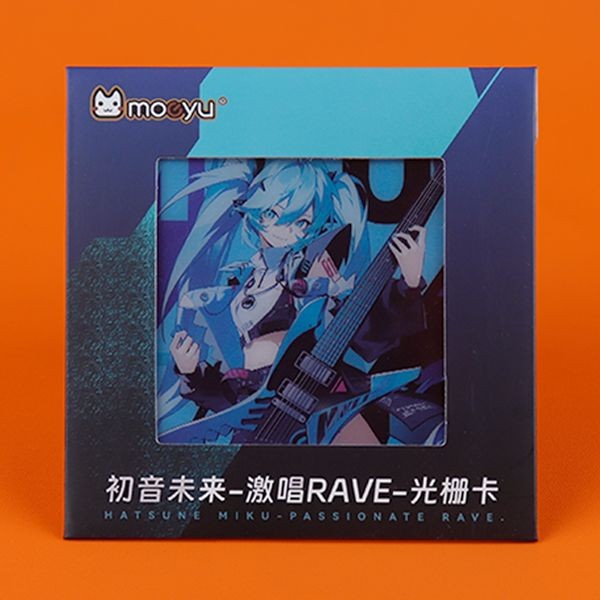 Hatsune Miku RAVE Series Raster Card - Vocaloid 10x10cm | Shopee Malaysia