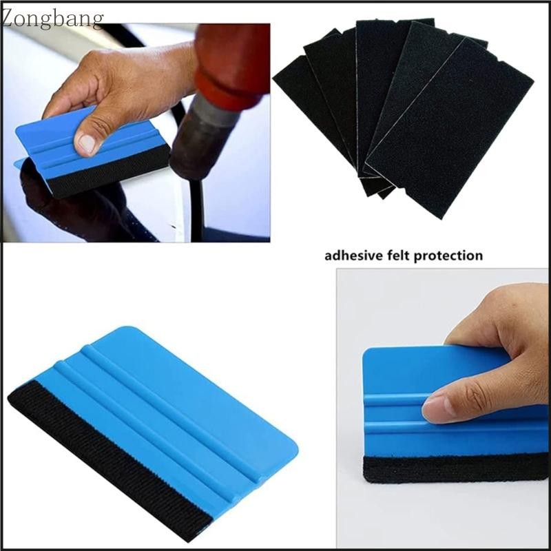 Zone Carbon Fiber Sticker Car Wrapping Tools Felt Scraper Auto Window ...