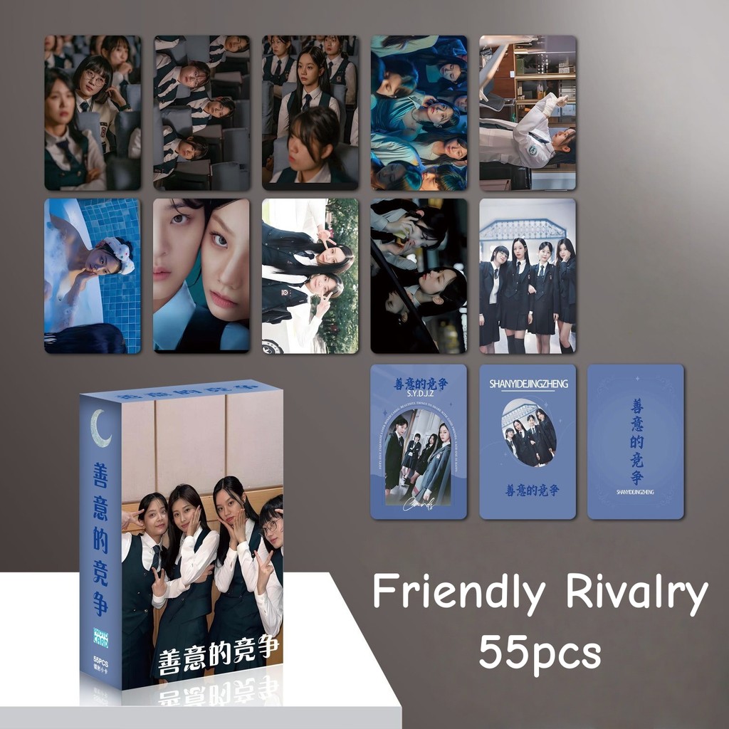 30-55pcs/box Friendly Rivalry Laser Holographic Lomo Cards Lee Hye-ri ...