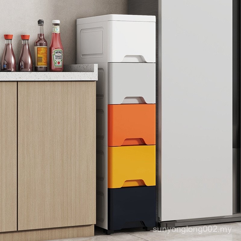 15/18/25cm Gap Storage Cabinet Kitchen Refrigerator Shelf Storage ...