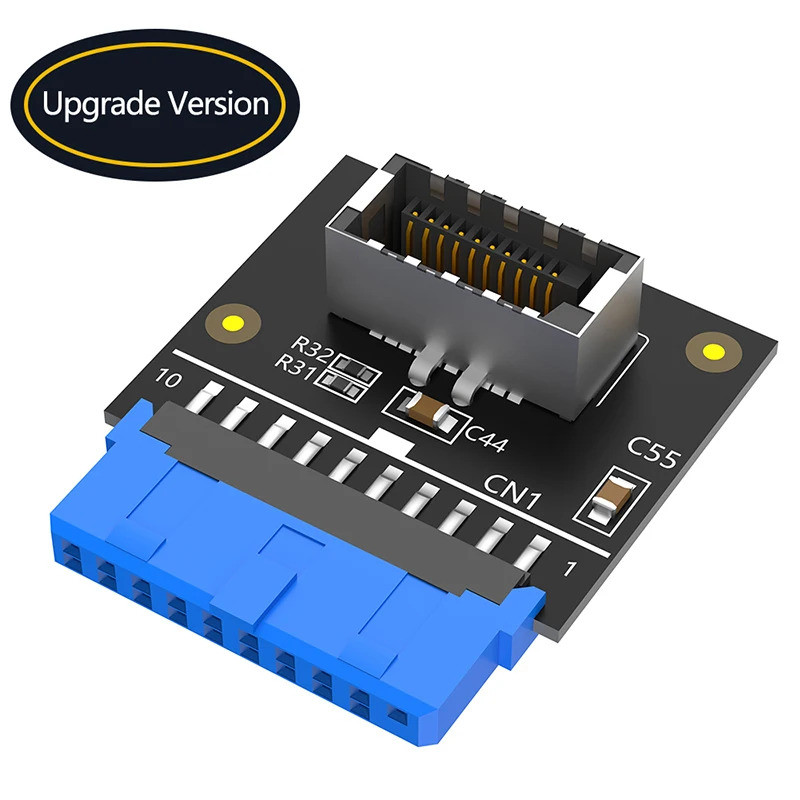 NEW Type C USB3.1 Front Panel Socket USB 3.0 19Pin to TYPE-E 20Pin ...