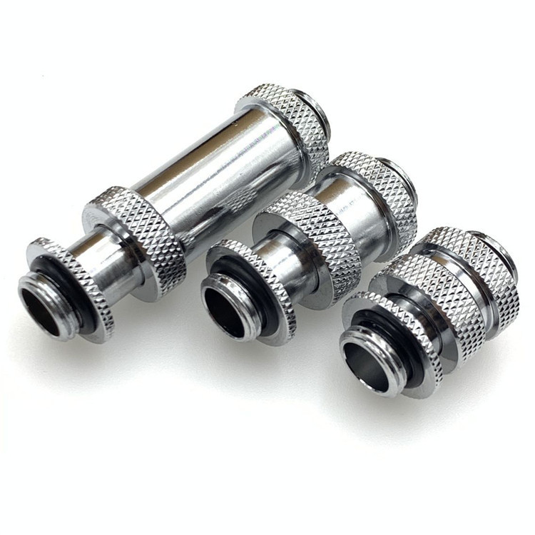 Water-cooled Double-Headed G1/4 2 Points Male Thread Rotating Butt Butt ...