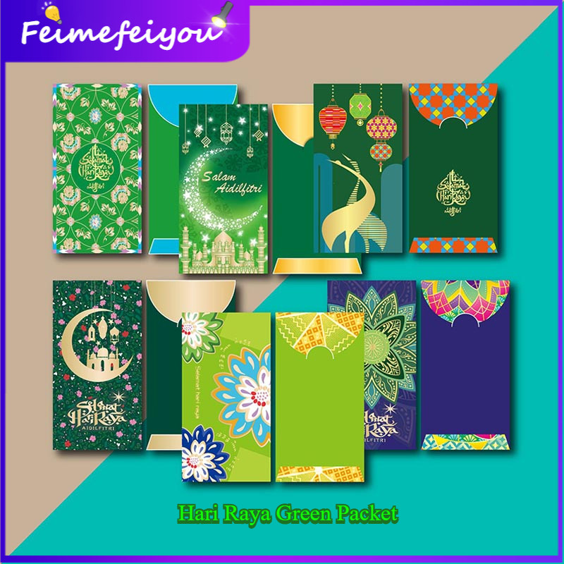 [Ready Stock] 6pcs/set 2025 Eid Mubarak Sampul Duit Raya Hari Raya Duit ...