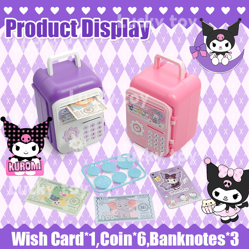 【ReadyStock 🇲🇾】Labubu Key Piggy Bank Toys For Kids Kuromi Tabung Duit ...