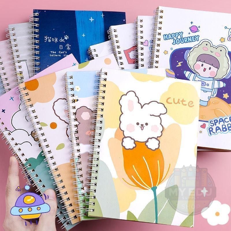 [MALAYSIA READY STOCK] A5 Ring Notebook Cute Cartoon Diary (Hadiah ...