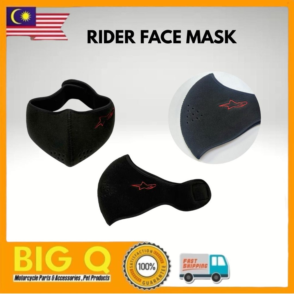 Face Mask Rider Penutup Mulut Fabric Mask Topeng Motor Riding Mask MT15 ...