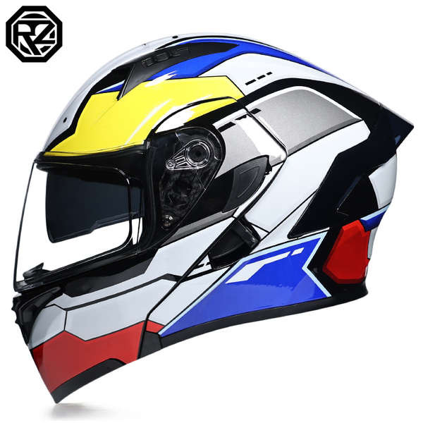 helmet motor helmet full face ORZ-991 DIY Lens Rear Wing Motorcycle ...