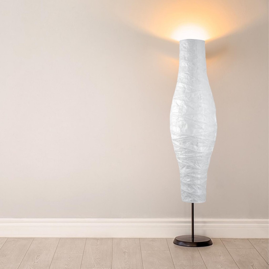 [yiodusi] Paper Floor Lamp Shade, Lampshade Floor Light Bulb Cage ...