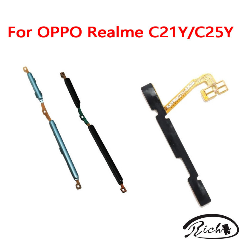 New Power on / off Switch Button For OPPO Realme C21Y C25Y Side Volume ...