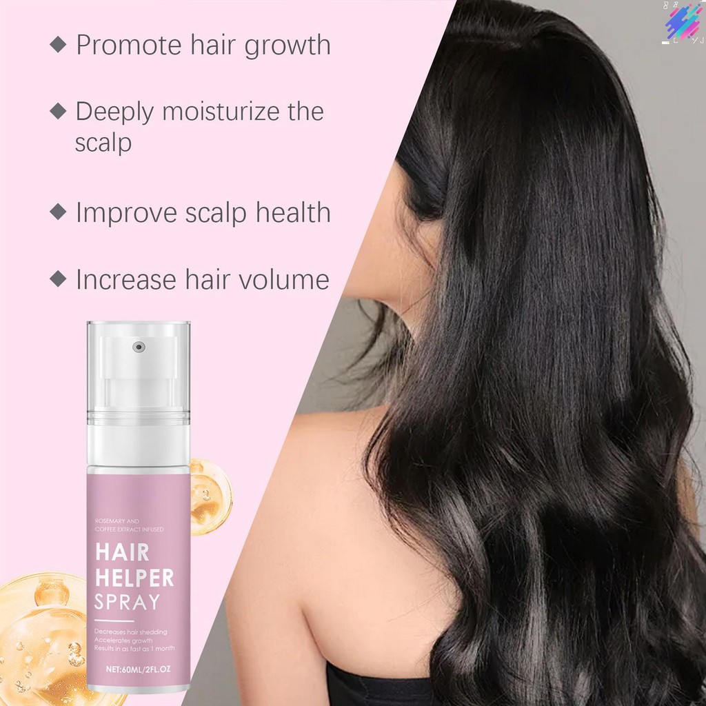 Hair Growth Spray – 2 X 50 Ml – Mit Reiswasser & Ingwer Für Haarwachstum – Für Frauen & Männer