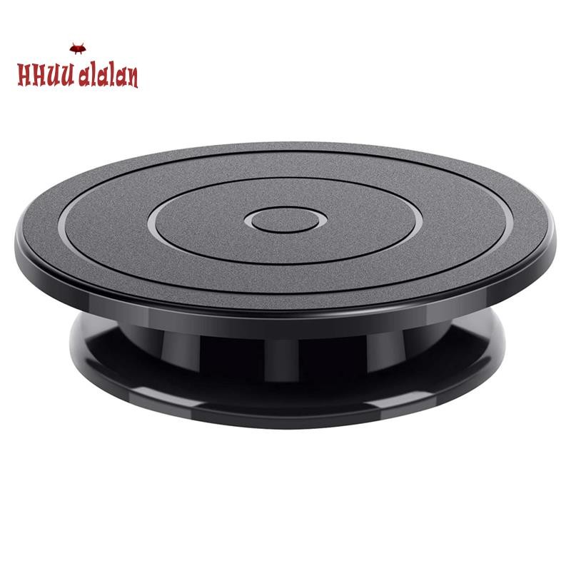 11 Inch Rotate Turntable Sculpting Wheel Revolving Cake Turntable Black ...